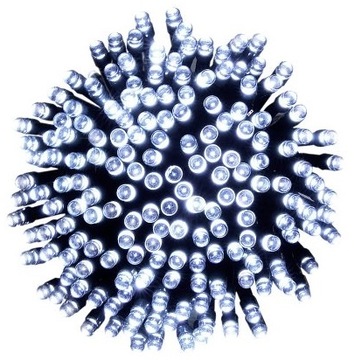 LAMPKI CHOINKOWE 300 LED BIAŁY ZIMNY STAŁE BIAŁY ZIMNY ŚWIATŁO STAŁE HURT