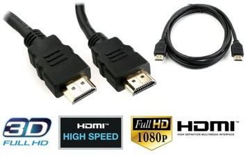 CABLETECH KABEL HDMI-HDMI 1,5m 2560x1600p HD 1080p