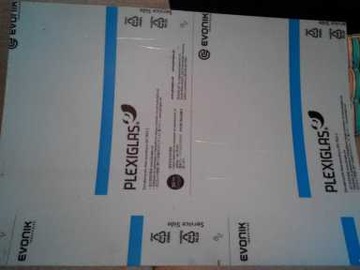 PLEXI PLEXI PLEXI MILK 24/24см пластина 4мм стекло балконное остекление