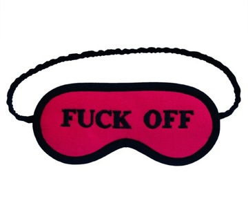 FUCK OFF Opaska na oczy Prezent na osiemnastkę 18
