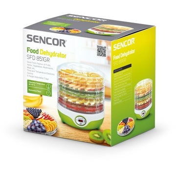 Sencor SFD851 Сушилка для грибов, фруктов, рыбы, мяса