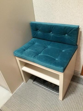 стеганое сиденье, подушка-скамейка, размер 80см