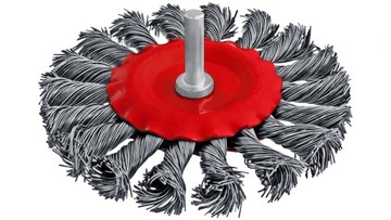 SZCZOTKA NA WIERTARKĘ 75MM TARCZOWA SPLATANA