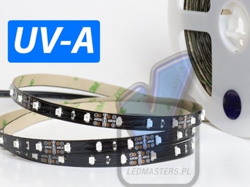 СВЕТОДИОДНАЯ ЛЕНТА 300 60/м UV-A 395-400нм UVA УЛЬТРАФИОЛЕТ