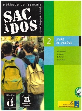 Sac a dos 2 A2 Podręcznik+2 CD NOWY Livre de lele