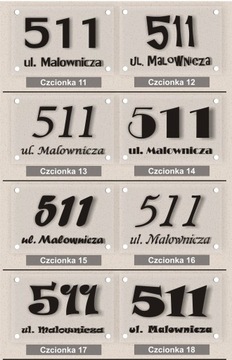 3D адресная доска Доска с номером дома 30х20 ГВт