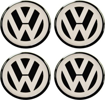 EMBLEMATY ELASTYCZNE NA KOŁPAKI VW