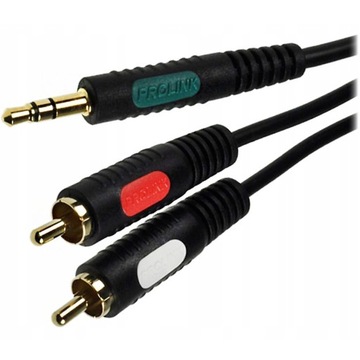 KABEL 2 RCA - JACK 3.5mm STEREO AUDIO PROLINK CLASSIC CL 342 3m