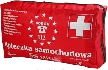 GODMAR Apteczka samochodowa TK-DIN 13164 39 elementów NA CAŁĄ EUROPĘ