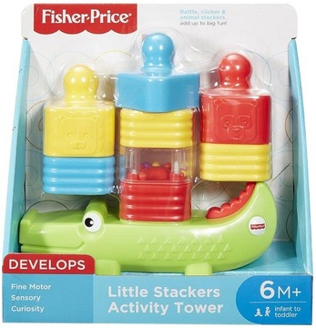 БЛОКИ ДЛЯ ШТАБИРОВАНИЯ FISHER PRICE CROCODILE DRG34