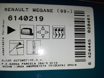 ЗЕРКАЛО RENAULT MEGANE 99- POLCAR 6140219 ПРАВОЕ