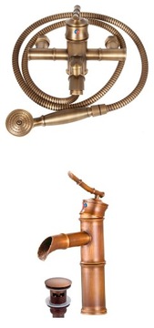 фото ориг. №10, Mixer sets wall-mounted royal orderlies retro golden