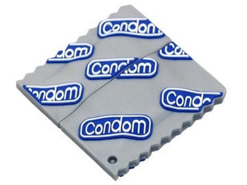 PENDRIVE USB 8 GB CONDOM PREZERWATYWA GUMA PREZENT