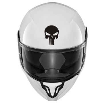 PUNISHER Czaszka Naklejka na kask na samochód auto