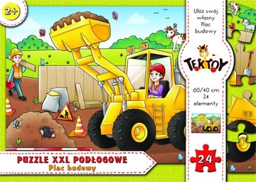 PUZZLE PODŁOGOWE XXL - Plac budowy - Super PREZENT