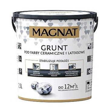 MAGNAT grunt pod farby ceramiczne i lateksowe 2,5L