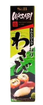 Wasabi chrzan pasta, tuba 43g JAPONIA