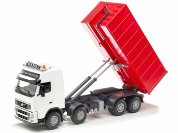 Volvo FH hakowiec biały z kontenerem w. Emek 20851