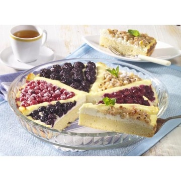 SIMAX SZKLANA FORMA ŻAROODPORNA NA TARTĘ KOŁACZ 28 x 4 cm 1,7 L