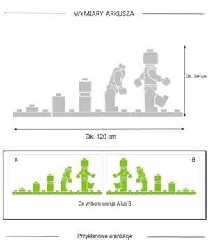 Наклейка LEGO человечки LEGO Evolution XL