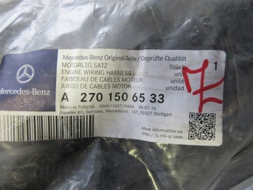 MERCEDES A B CLA GLA SVAZEK INSTALACE A2701506533