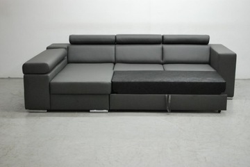 ^NBC DESIGN MODERN УГЛОВОЙ ДИВАН со спальным местом Контейнер из экокожи 1118