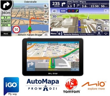 NAWIGACJA BLOW GPS720 7' MAPY EU PL BLUETOOTH AV