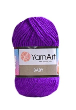 Пряжа YarnArt Baby, цвет ФИОЛЕТОВЫЙ 203