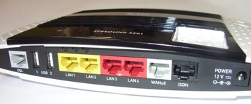 ZyXEL Speedlink 5501 ISDN WLAN IP WAN модем-маршрутизатор