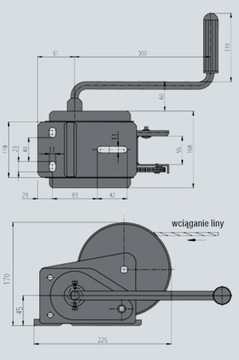 Рукоятка рукоятки лебедки. Алко Аль-ко 901А