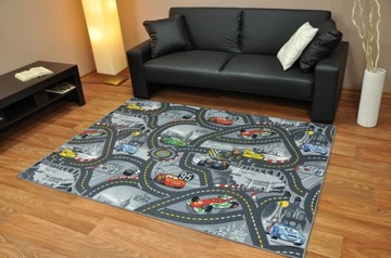 КОВЕР DISNEY CARS CITY STREETS 200x150 GREY CARS