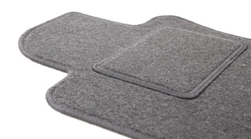 DYWANIKI SAMOCHODOWE WELUROWE KOMPLET – ELEGANCKIE CZARNE ZESTAW STOPERY