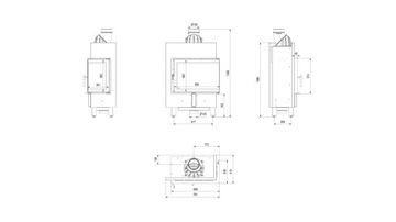фото ориг. №5, Fireplace liner fireplace angular right lucy thin 12 kw eco-project+ free of charge