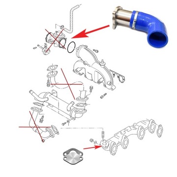 ЗАМЕНА ПРОБКИ EGR F90CK 1.9 TDI AWX ASZ AVF