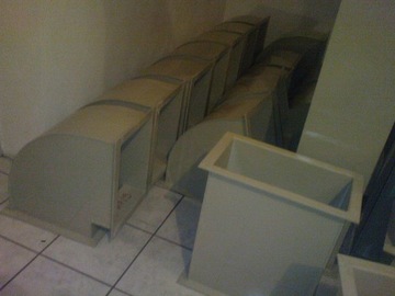 ВЕНТИЛЯЦИОННЫЙ КАНАЛ ПВХ 300х300 L=1000 мм