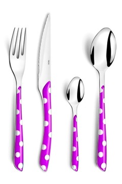 фото ориг. №6, Amefa 24 modern colored cutlery with design eclat set purple