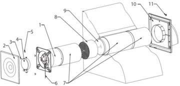 AWENTA REKUPERATOR KOMPAKTOWY HRV100 GWARANCJA