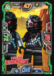 karta nr 121 Potężne Ninoroidy Lego Ninjago 3