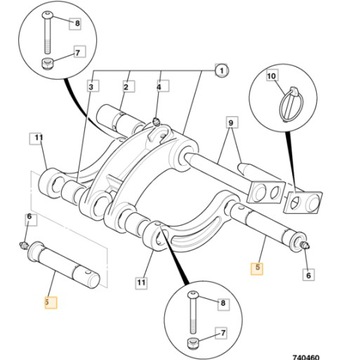 ШТЫРЬ РАЗЪЕМА JCB MINI 8014-8020 811/90697