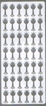 STICKERSY NAKLEJKI kielich komunia hostia