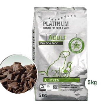 PLATINUM Adult Chicken 5 kg (kurczak) 70% mięsa