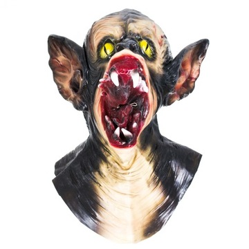 Profesionálna latexová maska VAMPIRE BAT upír