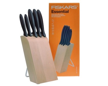 НАБОР НОЖЕЙ FISKARS ИЗ 5 НОЖЕЙ В БЛОКЕ KS 1004931