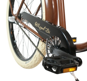 Мужской велосипед Beach Cruiser 26 BROWNIE RoyalBi 3 передачи ретро коричневый Shimano