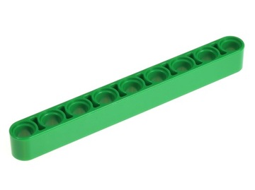 LEGO Liftarm 1x9 40490 64289 6115618 zielony - 2 szt.