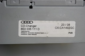 CD-чейнджер Audi A3 A4 TT 8E0035111D