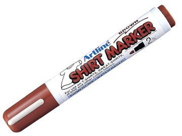 mazak marker pisak do ubrań tkanin BRĄZOWY flamaster odzieży tekstyliów