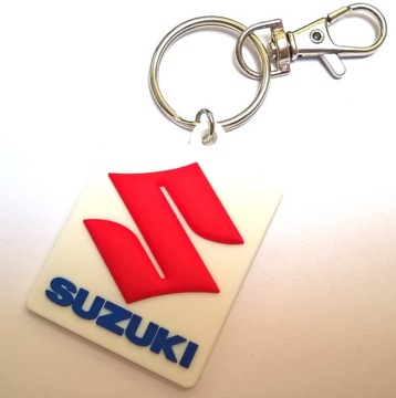 Брелок с логотипом Suzuki, резиновый брелок sx4