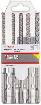 Набор сверл BOSCH SDS-plus-5X, 5 шт.