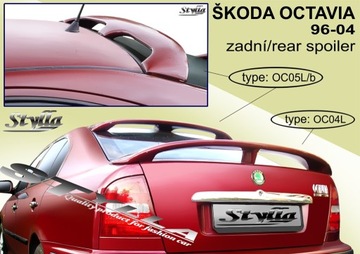 спойлер спойлер Skoda Octavia MK1 hb top 3 типа